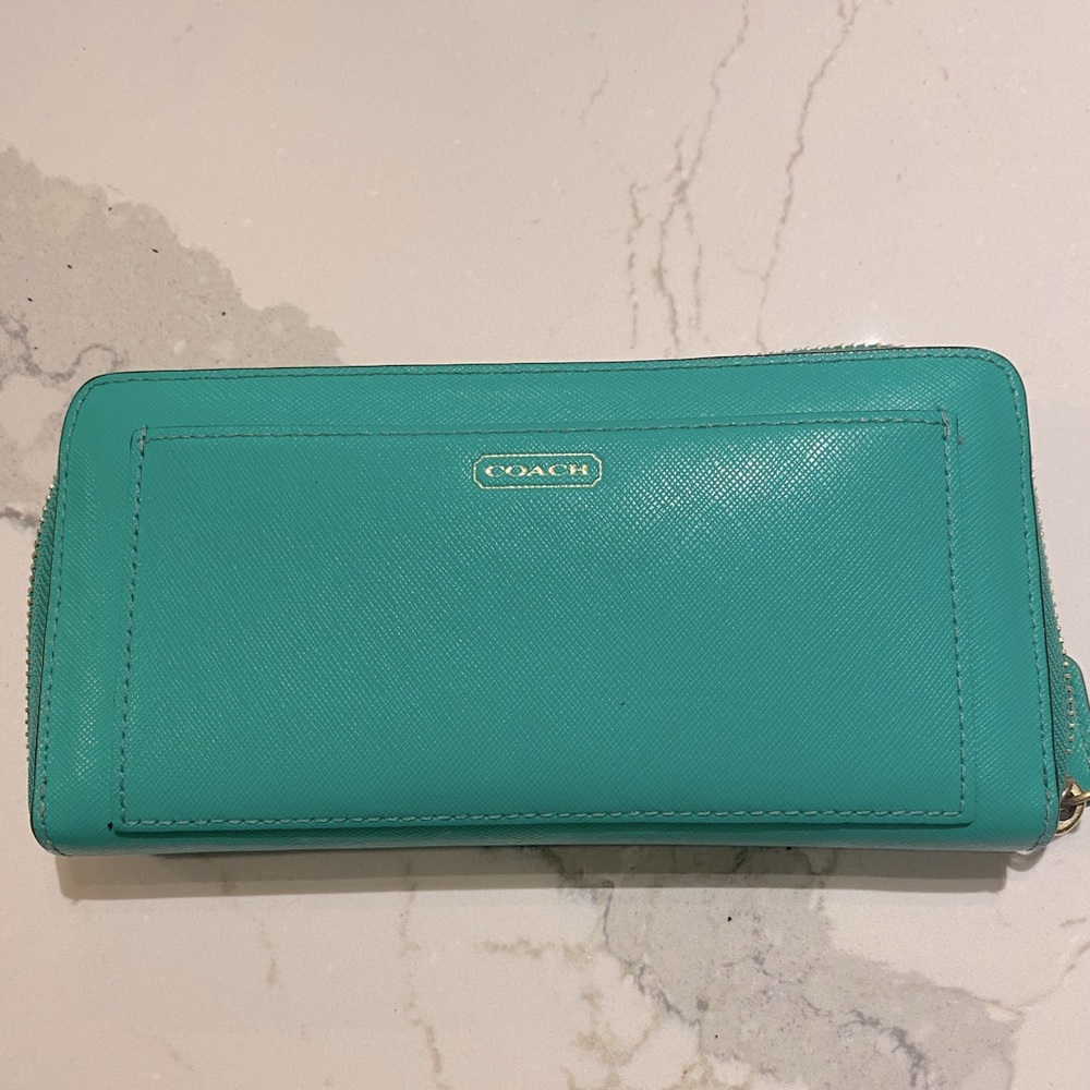 Coach Accordion Zip Wallet